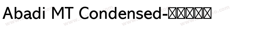 Abadi MT Condensed字体转换